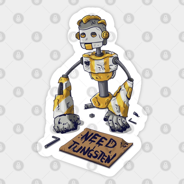 Need Tungsten Sticker by deancoledesign